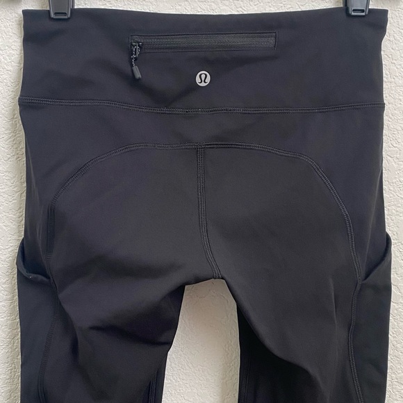 LULULEMON Black Speed Tight 25” Leggingss Size 4 - Picture 9 of 16
